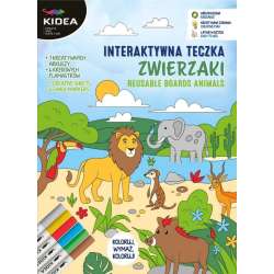 Teczka interaktywna zwierzaki KIDEA - 1