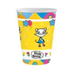 Kubeczki papierowe Kicia Kocia 250ml 6szt