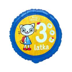 Balon foliowy Kicia Kocia 3 latka 46cm