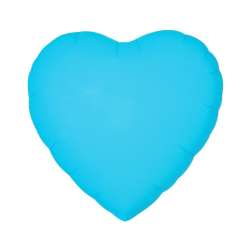 Balon foliowy Serce fluor niebieski 46cm