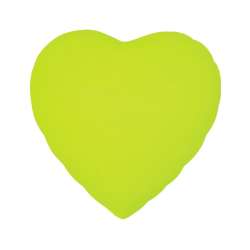 Balon foliowy Serce fluor żółty 46cm