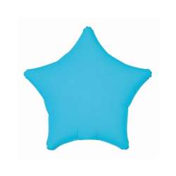 Balon foliowy Gwiazda fluor niebieski 46cm