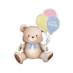 Balon foliowy Miś z balonikami 41x76x31cm