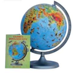 Globus zoologiczny w kartonie 22 cm