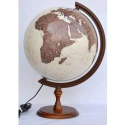 Globus antyczny podświetlany 32 cm - 1