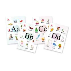 Plansze edukacyjne Alfabet A5 23 karty