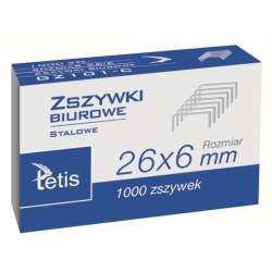 Zszywki biurowe 26/6 1000szt. (GZ101-C) - 1