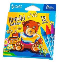 Kredki tetiski świecowe 12 kol. (12 kpl.) KT015-AB - 1