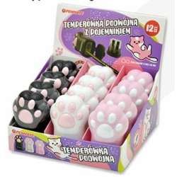 Temperówka podwójna Kocia Łapka (12szt) PENMATE - 1
