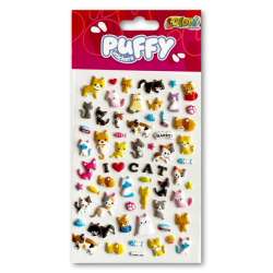 Naklejki puffy I Love Cat - 1