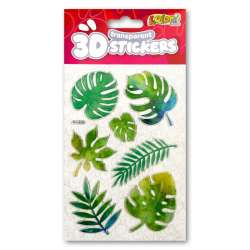 Naklejki 3D Transparent Green Leaves - 1