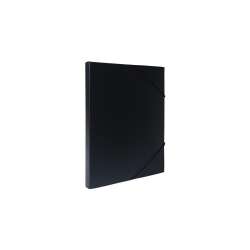 Teczka z gumką A4 PP pudło 2cm czarna