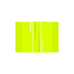 Okładka zeszytowa A5 PVC neon żółty (10szt)