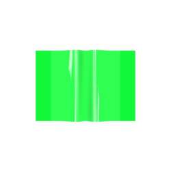 Okładka zeszytowa A5 PVC neon zielony (10szt) - 1