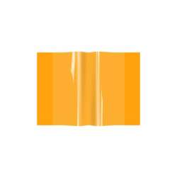 Okładka zeszytowa A5 PVC neon pomarańczowy (10szt) - 1