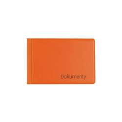 Okładka na dokumenty małe orange - 1