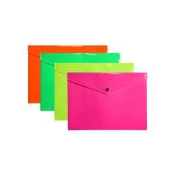 Teczka koperta A4 PP neon (10szt) - 1