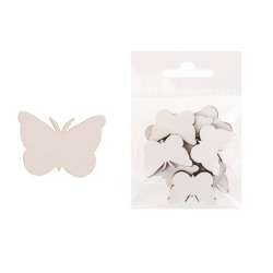 Dekoracja drewniana 12szt Motyl duży - 1