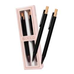 Długopis + ołówek Dyplomat czarny Gift Box
