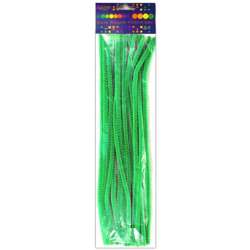 Druciki kreatywne zielone 30cm 25szt