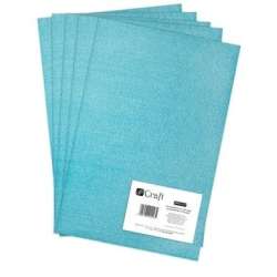 Filc poliestrowy A4 aqua 5szt - 1