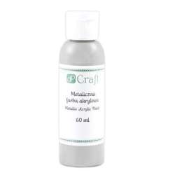 Farba akrylowa metaliczna silver 60ml