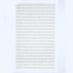 Perełki samoprzylepne Ivory 4mm 440szt - 1