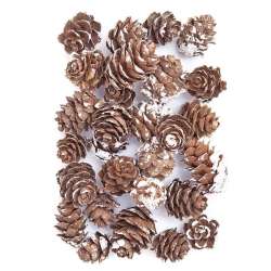 Mini szyszki bielone 25g
