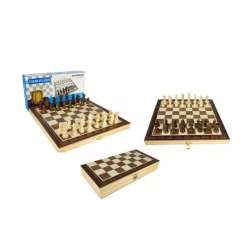 Szachy drewniane magnetyczne premium 29,5x29,5cm
