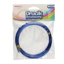 Druciki florystyczne 3mx2mm niebieskie