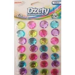 Dżety samoprzylepne Multicolor 28szt - 1