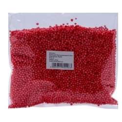 Styropianowe kulki 4mm czerwone 10g