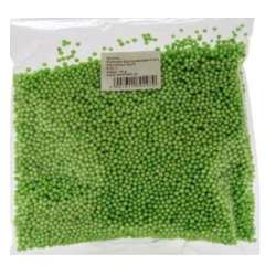 Styropianowe kulki 4mm zielone 10g - 1