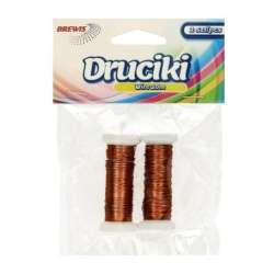 Druciki florystyczne miedziane 20m 2szt - 1