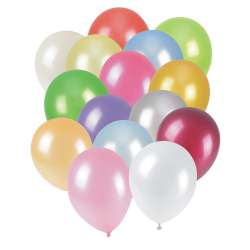 Balony metalizowane 25cm 12szt - 1