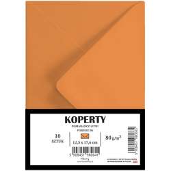 Koperty B6 pomarańczowe 10szt