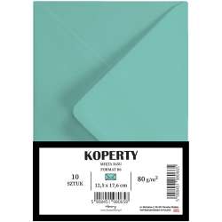 Koperty B6 miętowe 10szt - 1