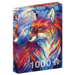Puzzle 1000 Kolorowy lis - 1