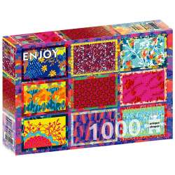 Puzzle 1000 Kolorowe wzory 5 - 1