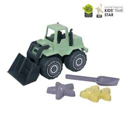 PLASTO Koparka / Ładowacz 30 cm z akcesoriami BIOPLASTIK I AM GREEN PLA1311 (PLA1311000)