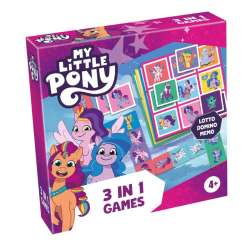 Gra 3 w 1 Lotto, Domino, Memo My Little Pony (60481 TACTIC) - 1