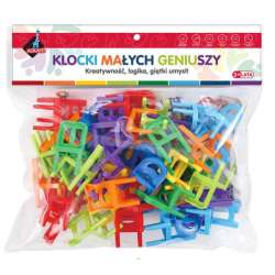 Klocki krzesełka - 40 elementów w worku p48 (6901440102146) - 1
