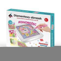 Haft diamentowy jednorożec