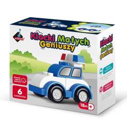 Klocki małych geniuszy Autko 6el - 1