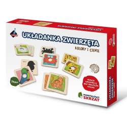 Układanka zwierzęta kolory i cienie - 1