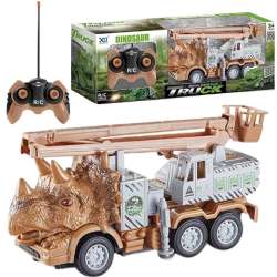 Ciężarówka R/C dinozaur z dźwigiem i koszem - 1