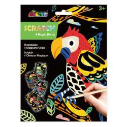 Wydrapywanki z rysikiem - 4 magiczne ptaki Avenir (CH221569)