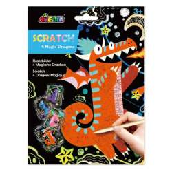 Wydrapywanki z rysikiem - 4 magiczne smoki Avenir (CH221570) - 1