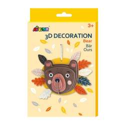 Dekoracja DIY 3D - Miś Avenir (PZ205061) - 1