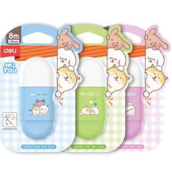 Korektor w taśmie 5mmx8m Miyou mix DELI - 1